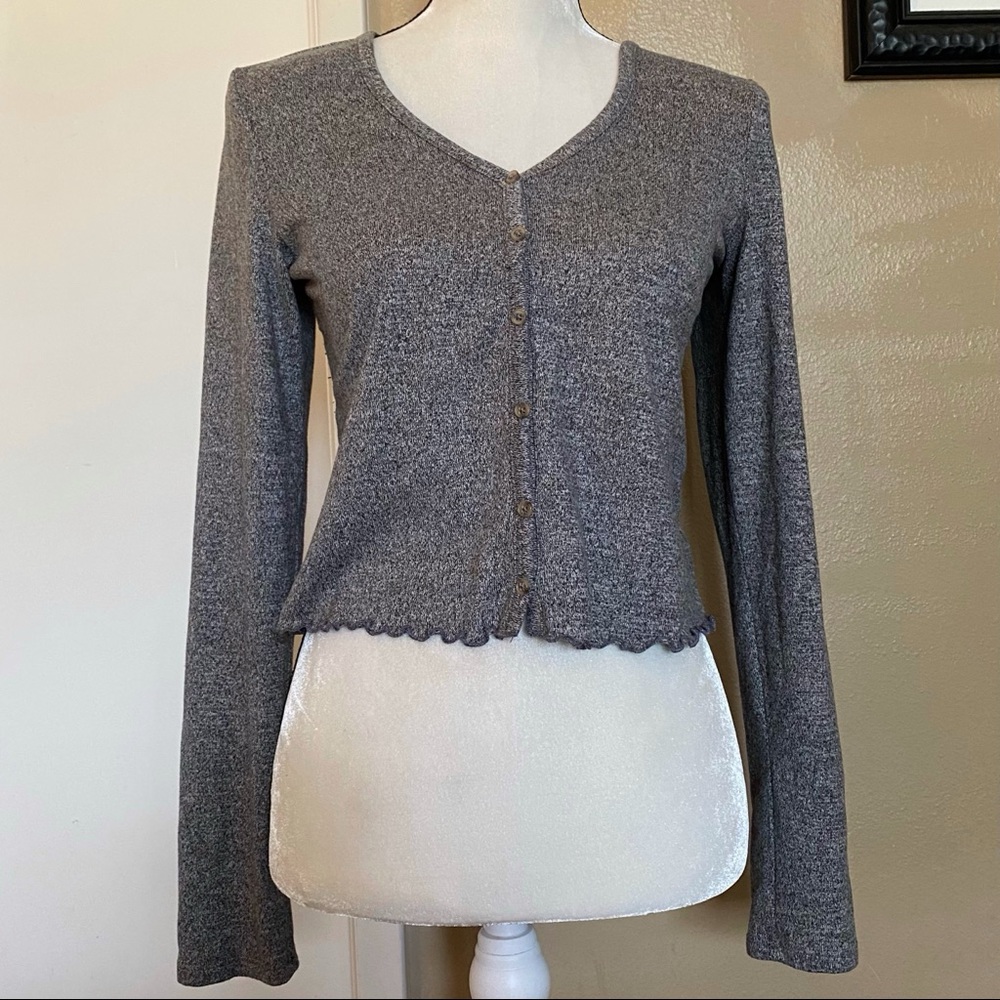 American Eagle Long Sleeve Button Up Top Size S
